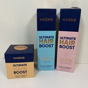 Moerie Ultimate Hair Growth Set/Kit 3pc Shampoo Conditioner & Mask NEW NIB